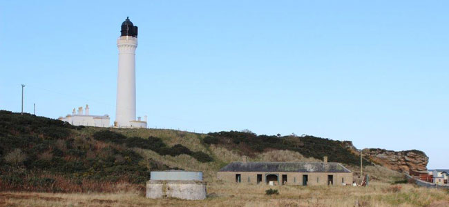 The Old Steading and Well at Covesea Lighthouse