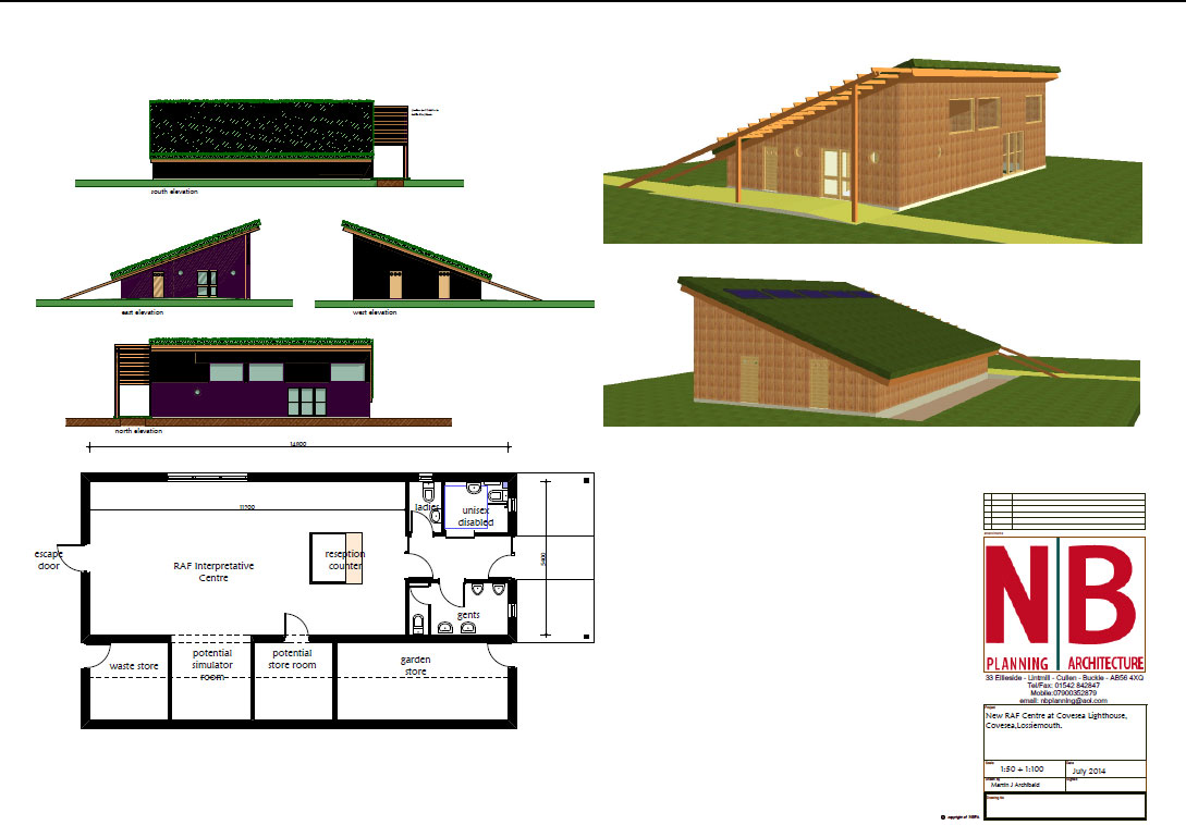 New Steading Build Plans at Covesea LIghthouse, Lossiemouth